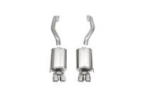 CORSA Performance - CORSA Performance 14108 Corsa 2009-2013 Chevrolet Corvette C6 6.2L V8 Polished Sport Axle-Back Exhaust - Image 3