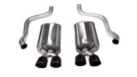 CORSA Performance - CORSA Performance 14108BLK Corsa 2009-2013 Chevrolet Corvette C6 6.2L V8 Black Sport Axle-Back Exhaust - Image 1