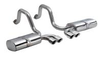 CORSA Performance - CORSA Performance 14111 Corsa 1997-2004 Chevrolet Corvette C5 Z06 5.7L V8 Polished Sport Axle-Back Exhaust - Image 4