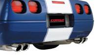 CORSA Performance - CORSA Performance 14118 Corsa 1996-1996 Chevrolet Corvette C4 5.7L V8 LT4 Polished Sport Cat-Back Exhaust - Image 6
