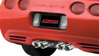 CORSA Performance - CORSA Performance 14132 Corsa 1997-2004 Chevrolet Corvette C5 Z06 5.7L V8 Polished Xtreme Axle-Back Exhaust - Image 7