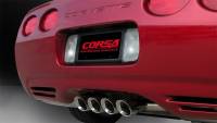 CORSA Performance - CORSA Performance 14139 Corsa 1997-2004 Chevrolet Corvette C5 Z06 5.7L V8 Polished Sport Axle-Back Exhaust - Image 6