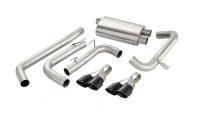 CORSA Performance - CORSA Performance 14143BLK Corsa 1998-2002 Chevrolet Camaro Convertible Z28 5.7L V8 LS1 Black Tip Sport Cat-Back Exhaust - Image 4