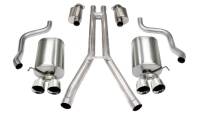 CORSA Performance - CORSA Performance 14156 Corsa 2004-2008 Cadillac XLR 4.6L Polished Sport Cat-Back Exhaust - Image 3