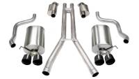 CORSA Performance - CORSA Performance 14156BLK Corsa 2004-2008 Cadillac XLR 4.6L 25in Cat-Back Dual Rear w Twin 35in Black Pro-Series Tips - Image 3