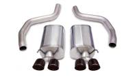 CORSA Performance - CORSA Performance 14164BLK Corsa 2006-2013 Chevrolet Corvette C6 Z06 7.0L V8 Black Sport Axle-Back Exhaust - Image 3