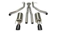 CORSA Performance - CORSA Performance 14189BLK Corsa 05-06 Pontiac GTO 6L V8 2.5in Sport Cat-Back Exhaust + XPipe w/Dual Exit Single 4in BlackTips - Image 1
