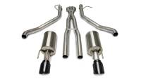 CORSA Performance - CORSA Performance 14189BLK Corsa 05-06 Pontiac GTO 6L V8 2.5in Sport Cat-Back Exhaust + XPipe w/Dual Exit Single 4in BlackTips - Image 2