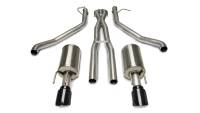 CORSA Performance - CORSA Performance 14189BLK Corsa 05-06 Pontiac GTO 6L V8 2.5in Sport Cat-Back Exhaust + XPipe w/Dual Exit Single 4in BlackTips - Image 3