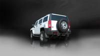 CORSA Performance - CORSA Performance 14212BLK Corsa 2006-2008 Hummer H3 3in Cat-Back Dual Rear w Single 4in Black Pro-Series Tips - Image 5