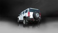 CORSA Performance - CORSA Performance 14212BLK Corsa 2006-2008 Hummer H3 3in Cat-Back Dual Rear w Single 4in Black Pro-Series Tips - Image 8