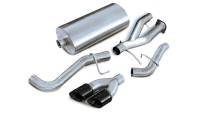 CORSA Performance - CORSA Performance 14220BLK Corsa 2002-2006 Cat-Back Exhaust w/Black Twin 4in Tips 02-06 Cadillac Escalade 6.0L V8 - Image 2