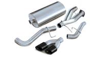 CORSA Performance - CORSA Performance 14220BLK Corsa 2002-2006 Cat-Back Exhaust w/Black Twin 4in Tips 02-06 Cadillac Escalade 6.0L V8 - Image 4