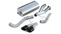 CORSA Performance - CORSA Performance 14222BLK Corsa 2002-2006 Cadillac Escalade 6.0L V8 3in Cat-Back Single Side w Twin 4in Black Pro-Series Tips - Image 2