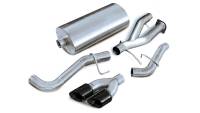 CORSA Performance - CORSA Performance 14222BLK Corsa 2002-2006 Cadillac Escalade 6.0L V8 3in Cat-Back Single Side w Twin 4in Black Pro-Series Tips - Image 4
