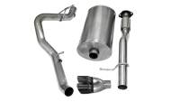 CORSA Performance - CORSA Performance 14246BLK Corsa 2007-2009 Chevrolet Avalanche 6.0L V8 3in Cat-Back Single Side w Twin 4in Black Pro-SeriesTips - Image 4
