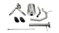 CORSA Performance - CORSA Performance 14254BLK Corsa 2005-2006 Chevrolet SSR 5.3L V8 3in Cat-Back Dual Rear w Single 4in Black Pro-Series Tips - Image 4