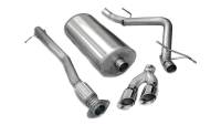 CORSA Performance - CORSA Performance 14259 Corsa 2007-2008 Chevrolet Silverado Crew Cab/Short Bed 1500 4.8L V8 Polished Sport Cat-Back Exhaust - Image 1