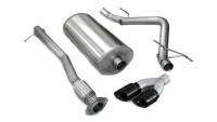 CORSA Performance - CORSA Performance 14259BLK Corsa 2007-2008 Chevrolet Silverado Crew Cab/Short Bed 1500 5.3L V8 Black Sport Cat-Back Exhaust - Image 1
