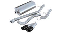 CORSA Performance - CORSA Performance 14260BLK Corsa 1999-2006 GMC Sierra 4.8L V8 3in Cat-Back Single Side w Twin 4in Black Pro-Series Tips - Image 3