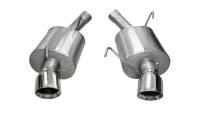 CORSA Performance - CORSA Performance 14311 Corsa 2005-2010 Ford Mustang Shelby GT500 5.4L V8 Polished Sport Axle-Back Exhaust - Image 2