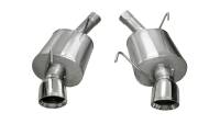 CORSA Performance - CORSA Performance 14311 Corsa 2005-2010 Ford Mustang Shelby GT500 5.4L V8 Polished Sport Axle-Back Exhaust - Image 3