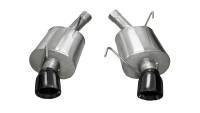 CORSA Performance - CORSA Performance 14311BLK Corsa 2005-2010 Ford Mustang Shelby GT500 5.4L V8 Black Sport Axle-Back Exhaust - Image 4