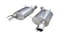 CORSA Performance - CORSA Performance 14320 Corsa 2011-2012 Ford Mustang Shelby GT500 5.4L V8 Polished Sport Axle-Back Exhaust - Image 2