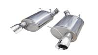CORSA Performance - CORSA Performance 14320 Corsa 2011-2012 Ford Mustang Shelby GT500 5.4L V8 Polished Sport Axle-Back Exhaust - Image 3