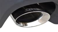 CORSA Performance - CORSA Performance 14320 Corsa 2011-2012 Ford Mustang Shelby GT500 5.4L V8 Polished Sport Axle-Back Exhaust - Image 4