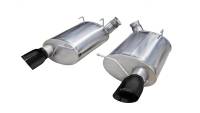 CORSA Performance - CORSA Performance 14320BLK Corsa 2011-2012 Ford Mustang Shelby GT500 5.4L V8 Sport Axle-Back Exhaust w/ Black Tips - Image 3