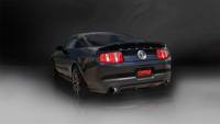 CORSA Performance - CORSA Performance 14320BLK Corsa 2011-2012 Ford Mustang Shelby GT500 5.4L V8 Sport Axle-Back Exhaust w/ Black Tips - Image 4