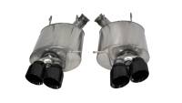 CORSA Performance - CORSA Performance 14321BLK Corsa 2013-2014 Ford Mustang Shelby GT500 5.8L V8 Black Sport Axle-Back Exhaust - Image 2