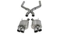CORSA Performance - CORSA Performance 14323 Corsa 2013-2014 Ford Mustang Shelby GT500 5.8L V8 Polished Sport Axle-Back + XO Exhaust - Image 1