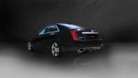 CORSA Performance - CORSA Performance 14325 Corsa 2014-16 Axle-Back Exhaust Dual Rear Polished Outlet 2014 Cadillac CTS Vsport 3.6L V6 Automatic - Image 5