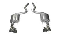 CORSA Performance - CORSA Performance 14334 Corsa 2015-2017 Ford Mustang GT 5.0 3in Axle Back Exhaust Polish Quad Tips (Sport) - Image 4