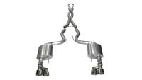 CORSA Performance - CORSA Performance 14335 Corsa 2015-2017 Ford Mustang GT 5.0 3in Cat Back Exhaust Polish Quad Tips (Xtreme) - Image 3