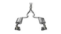 CORSA Performance - CORSA Performance 14337 Corsa 2015-2017 Ford Mustang GT 5.0 3in Cat Back Exhaust Polish Quad Tips (Sport) - Image 3