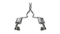 CORSA Performance - CORSA Performance 14337 Corsa 2015-2017 Ford Mustang GT 5.0 3in Cat Back Exhaust Polish Quad Tips (Sport) - Image 4