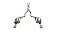 CORSA Performance - CORSA Performance 14341 Corsa 2015-2017 Ford Mustang GT Convertible 5.0L V8 Polished Sport Cat-Back Dual Rear Exit - Image 5