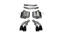 CORSA Performance - CORSA Performance 14358BLK Corsa 2016-2019 Cadillac CTS V 6.2L V8 2.75in Black Xtreme Axle-Back Exhaust - Image 4