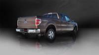 CORSA Performance - CORSA Performance 14392 Corsa 2011-2014 Ford F-150 EcoBoost 3.5L V6 Polished Sport Cat-Back Exhaust - Image 7