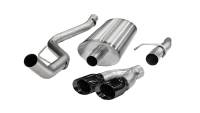 CORSA Performance - CORSA Performance 14393BLK Corsa 2011-2014 Ford F-150 5.0L V8 Black Sport Cat-Back Exhaust - Image 2
