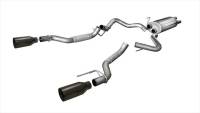CORSA Performance - CORSA Performance 14397BPC Corsa 2017-2020 Ford F-150 Raptor 3.5L Sport Cat-Back Dual Rear Exit w/ 5in Matte Black Tip - Image 4