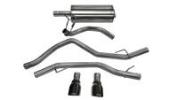 CORSA Performance - CORSA Performance 14405BLK Corsa 09-18 Dodge Ram 1500 4.7L/5.7L V8 Quad/Crew Cab/Short Bed Black Dual Rear Exit Cat-Back Exhaus - Image 2