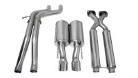 CORSA Performance - CORSA Performance 14451 Corsa 2006-2010 Jeep Grand Cherokee 6.1L V8 Polished Sport Cat-Back Exhaust - Image 2