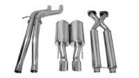 CORSA Performance - CORSA Performance 14451 Corsa 2006-2010 Jeep Grand Cherokee 6.1L V8 Polished Sport Cat-Back Exhaust - Image 3
