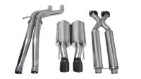 CORSA Performance - CORSA Performance 14451BLK Corsa 2006-2010 Jeep Grand Cherokee 6.1L SRT-8 V8 Black Sport Cat-Back Exhaust - Image 2