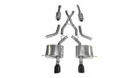 CORSA Performance - CORSA Performance 14459BLK Corsa 2011-2024 Dodge Durango 5.7L V8 Black Sport Dual Rear Cat-Back Exhaust - Image 3