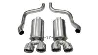CORSA Performance - CORSA Performance 14469 Corsa 2005-2007 Chevrolet Corvette C6 6.0L V8 Polished Xtreme Axle-Back Exhaust - Image 3